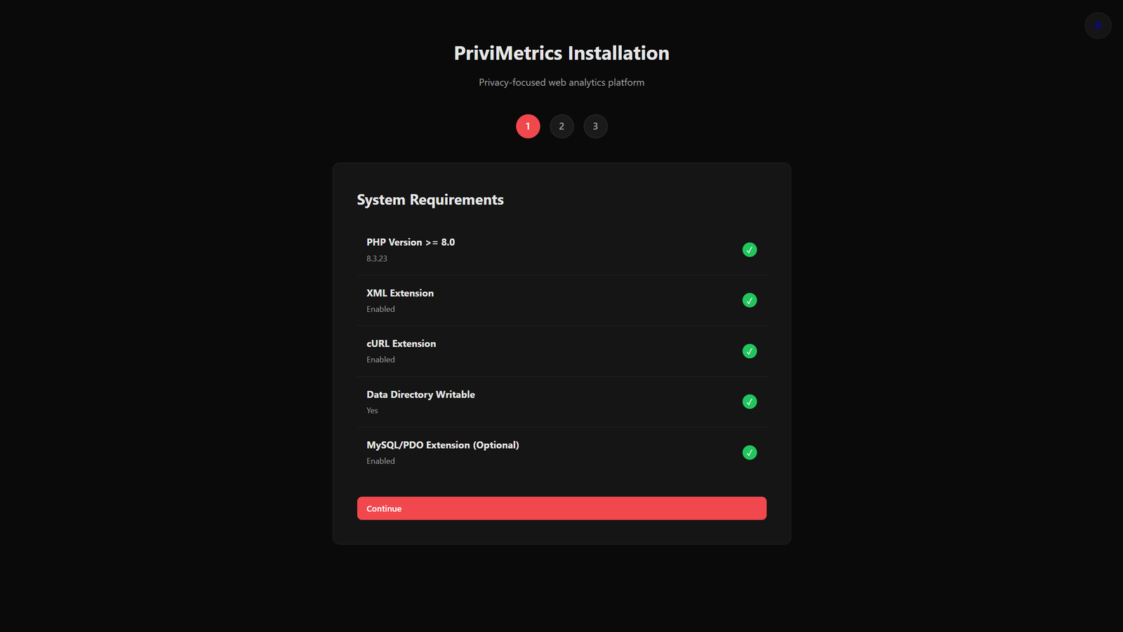 Install PriviMetrics